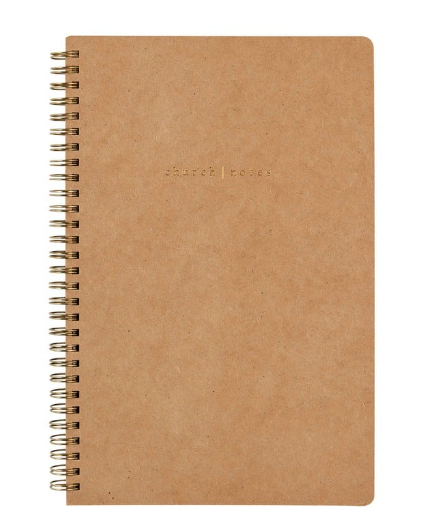 Church Notes Notebook - Kraft