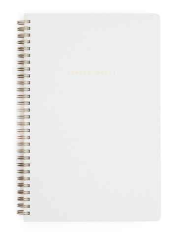 Church Notes Notebook - Dove Grey