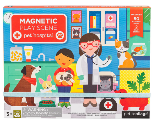 Pet Hospital Magnetic Play Scene