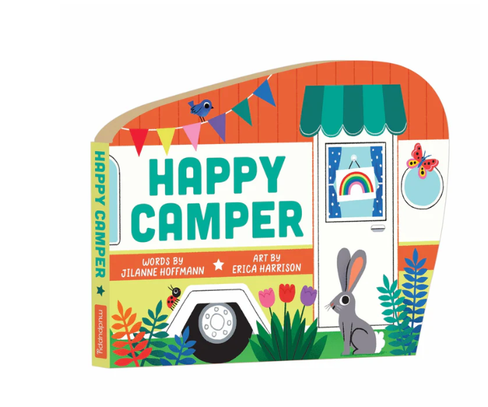 Happy Camper Shaped Board Book