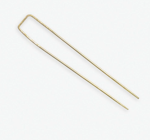 Ink + Alloy Sutton Rectangle Hair Stick - Brass