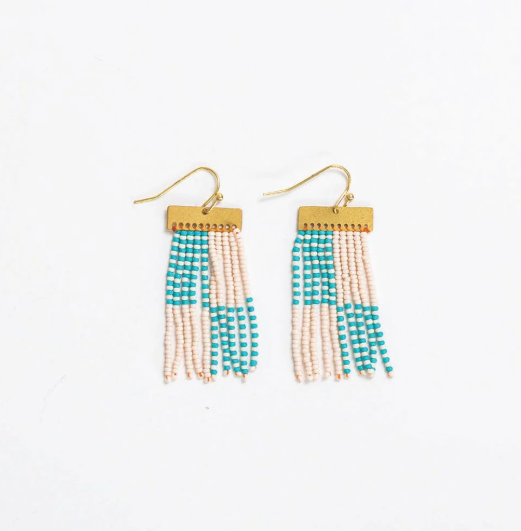 Ink & Alloy Scout Earrings - Turquoise