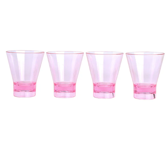 HERE'S HOW THE GILDA TUMBLER - SET OF 4 LILAC