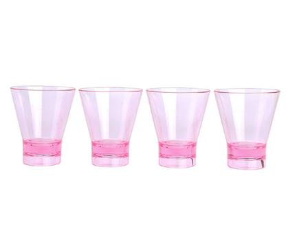 HERE'S HOW THE GILDA TUMBLER - SET OF 4 LILAC