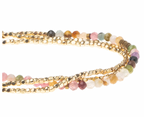 Scout Delicate Stone Tourmaline/Gold - Stone of Healing