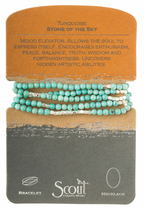 Stone Wrap Turquoise/Silver - Stone of the Sky