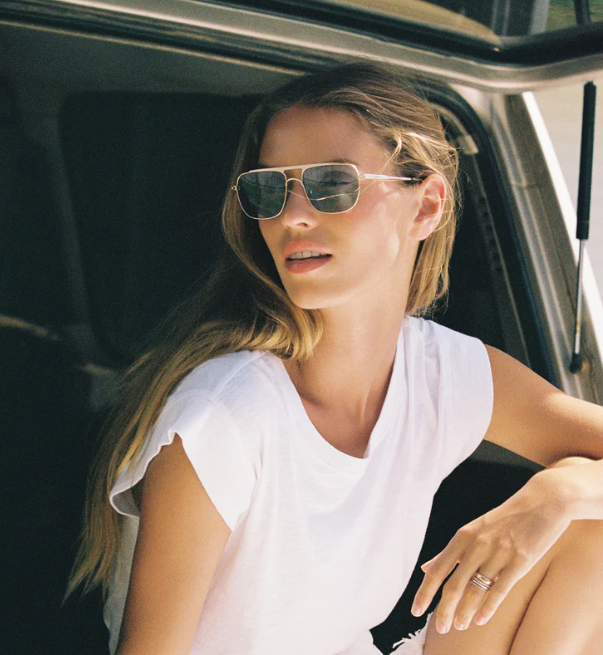 Z Supply Sunglasses - Skyline - Gold Gradient