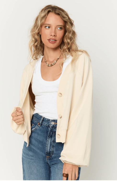 Project Social T - Francina Button Front Cardi