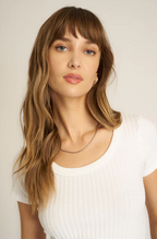 Project Social T - Julie Scoop Neck Sweater Rib Tee
