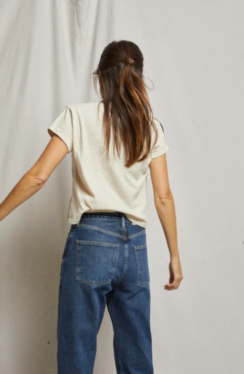 perfectwhitetee -  alanis recycled cotton v neck tee