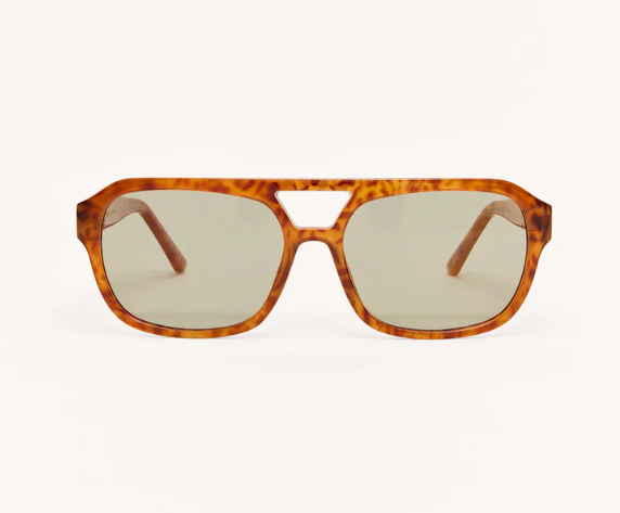 Z Supply Sunglasses - After Hour - Tortoise / Light Grey Polarized