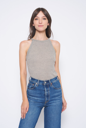 Project Social T - Perry Speckled Rib Tank