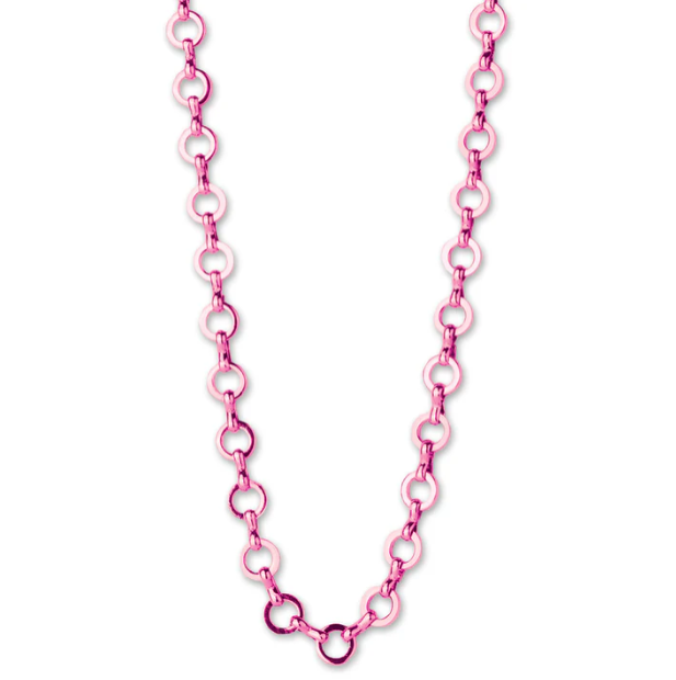 Charm It!  - Pink Chain Necklace