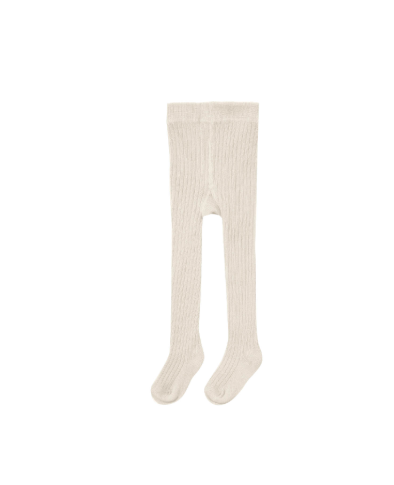 Rylee + Cru Ribbed Tights - Natural