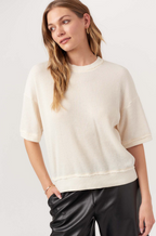 Project Social T - Sage Burnout Thermal Tee - Oat
