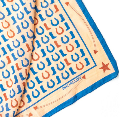 Olivia Square Scarf Boot Print