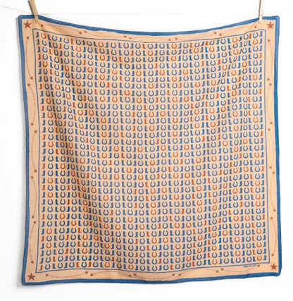 Olivia Square Scarf Boot Print