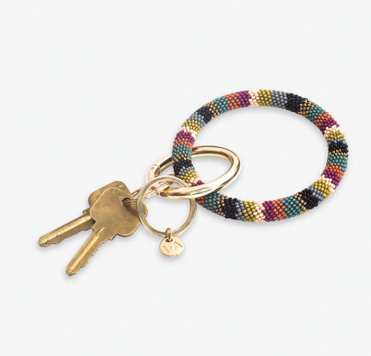 Ink & Alloy Chloe Key Ring - Muted