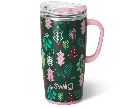 Swig Merry Mistletoe Travel Mug 22oz