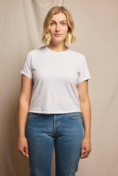 perfectwhitetee springsteen cotton baby tee