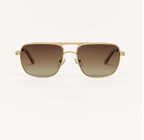 Z Supply Sunglasses - Skyline - Gold Gradient