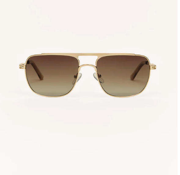 Z Supply Sunglasses - Skyline - Gold Gradient