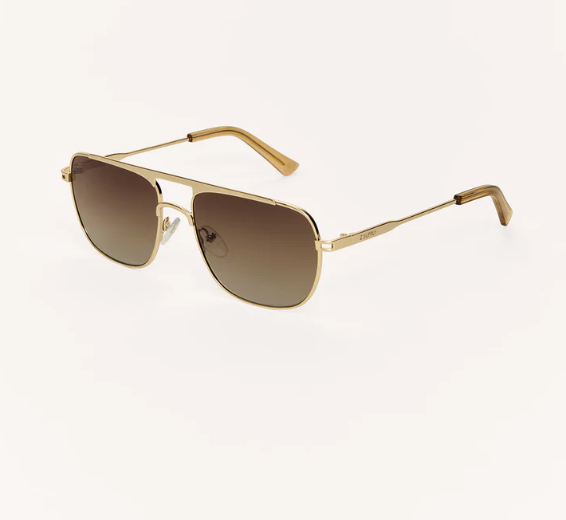 Z Supply Sunglasses - Skyline - Gold Gradient