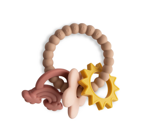 Mushie Nature Teething Ring