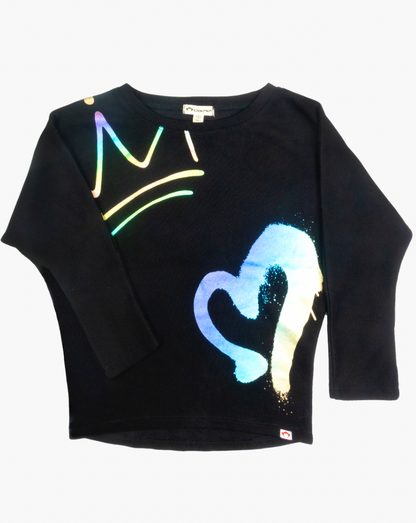 Appaman Ruby Slouchy Sweatshirt - Graffiti