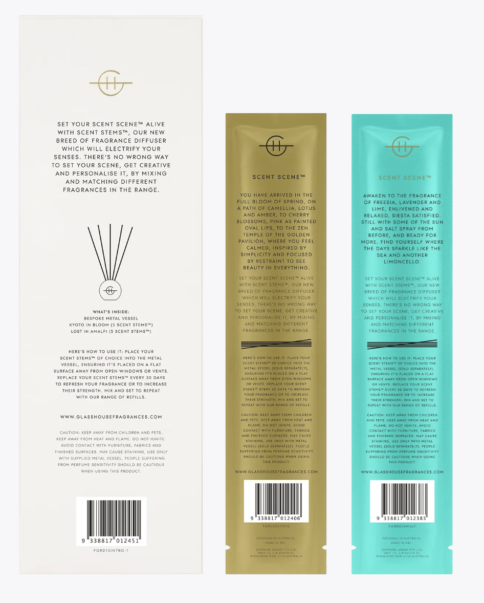 Glasshouse Fragrances - Scent Scene Duo - Lost in Amalfi & Kyoto in Bloom