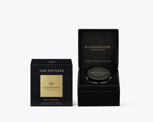 Glasshouse Fragrances - Car Diffuser +  Lost in Amalfi