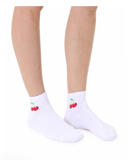 Living Royal Cherry Classic Ankle Socks