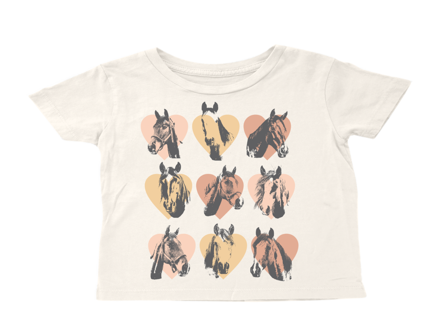 TINY WHALES WILD HORSES SS BOXY TEE