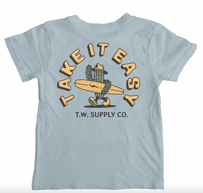 TINY WHALES TAKE IT EASY SS TEE