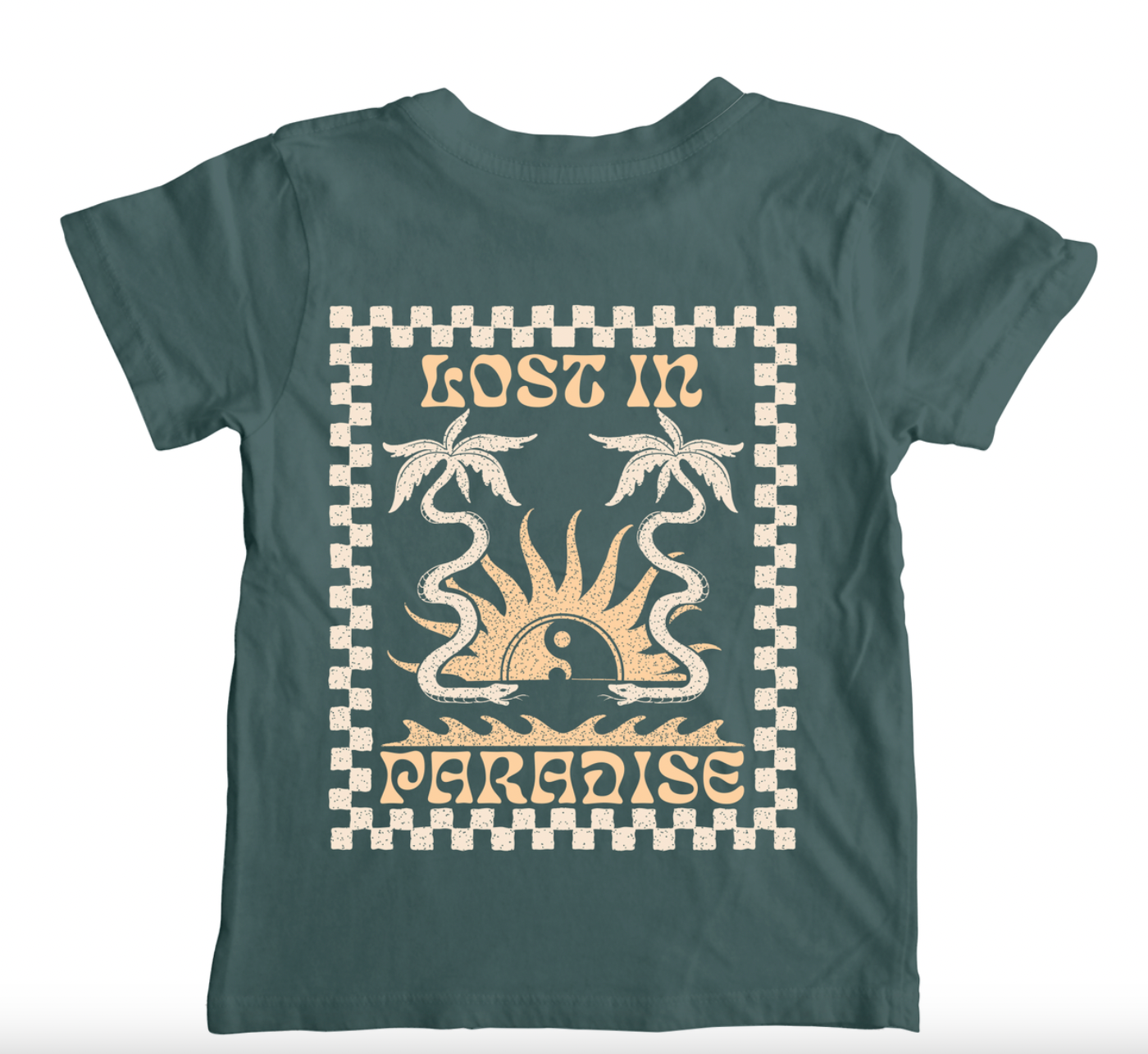 TINY WHALES LOST IN PARADISE SS TEE