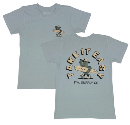 TINY WHALES TAKE IT EASY SS TEE