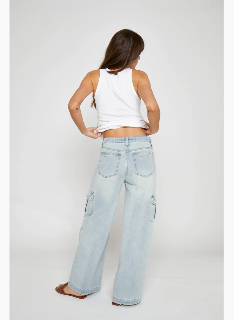 Oliver Logan - Madison Cargo Mid Rise Jean, Hotel California