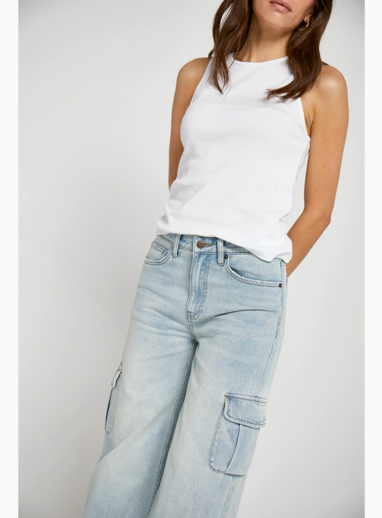 Oliver Logan - Madison Cargo Mid Rise Jean, Hotel California