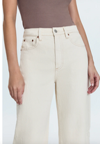 Pistola Eli High Rise Barrel Jean - Ecru