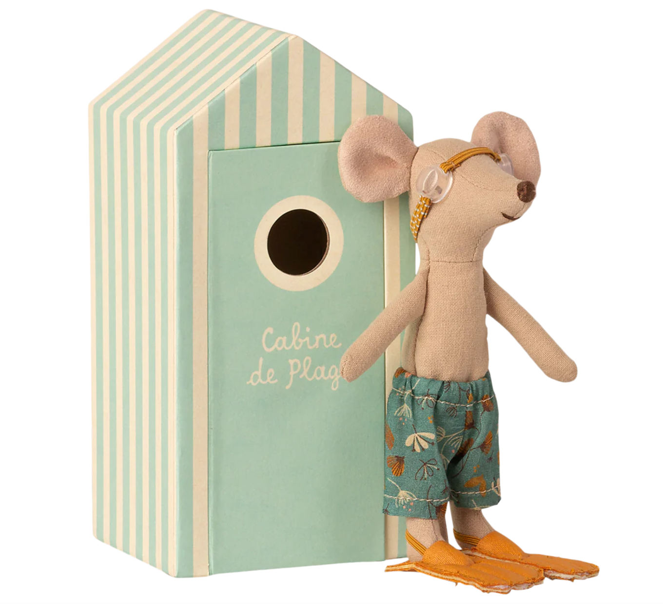 Maileg Beach Mice - Big Brother in Cabin de Plage