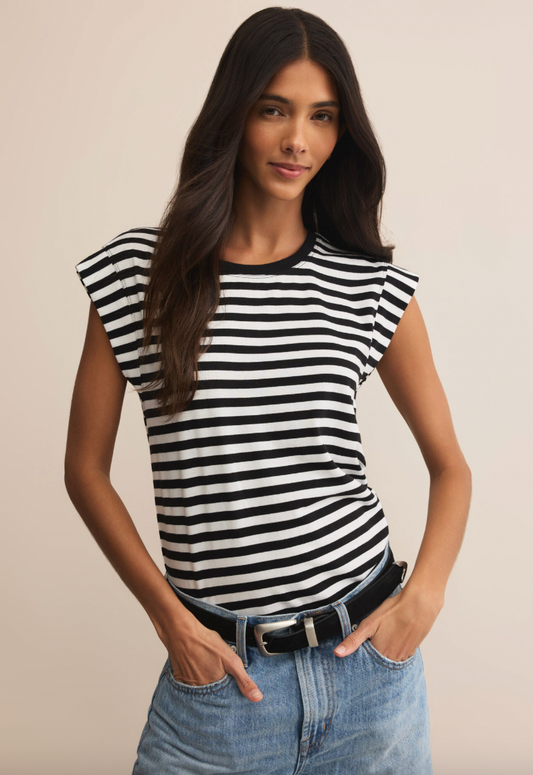 Z Supply Camino Slub Top - Stripe