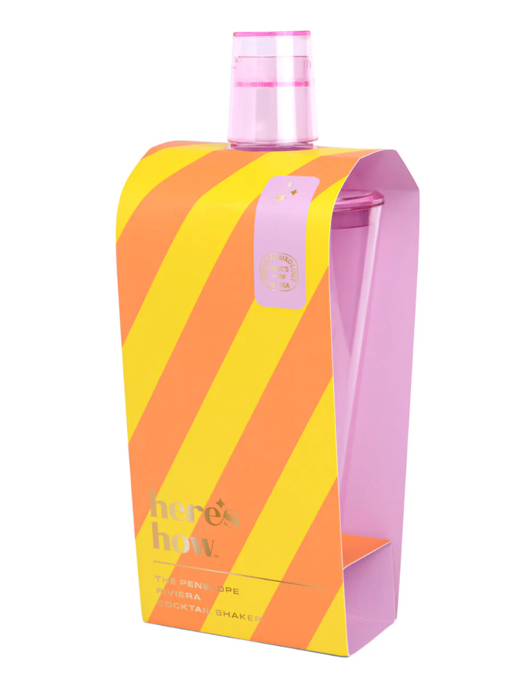 HERE'S HOW THE PENELOPE COCKTAIL SHAKER - LILAC