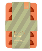 HERE'S HOW THE DOTTY CITRUS WEDGE ICE TRAYS - ORANGE + PINK