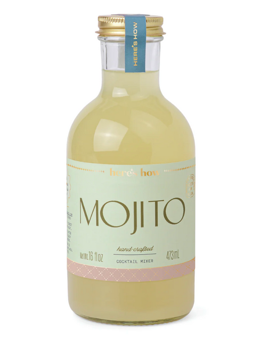 HERE'S HOW COCKTAIL MIXER - MOJITO - 16OZ