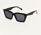 Z Supply Sunglasses - Feel Good Polished Black - Grey Polarized
