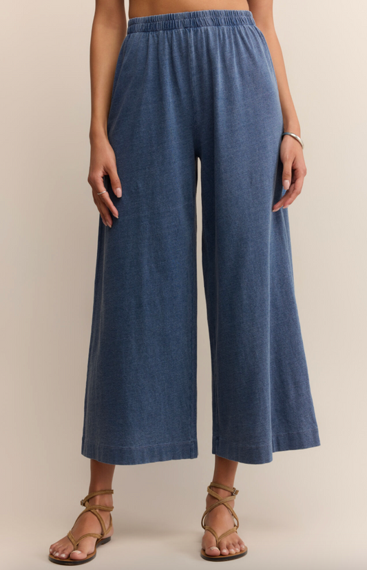 Z Supply Scout Jersey Flare Denim Pant - Vintage Indigo