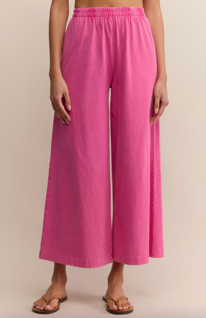 Z Supply Scout Jersey Flare Pant - Island Pink