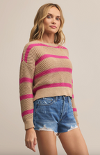 Z Supply - Broadbeach Cropped Striped Sweater