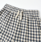 RYLEE + CRU WIDE LEG PANT || NAVY CHECK