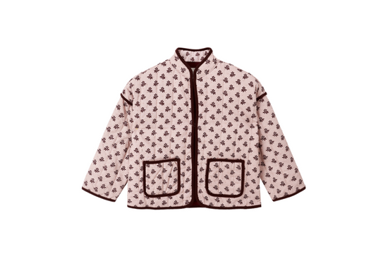 RYLEE + CRU QUILTED JACKET || BLUSH FLEUR